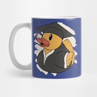Cute Graduate Rubber Duckie // Cap and Gown Rubber Ducky Mug